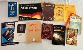 Chartres Cathedral Stained Glass, Catechism Of Catholic Church, Lives Of Saints II & More Religious Literature
