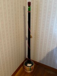 Vintage Tall Chianti Bottle