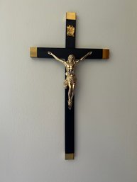 Vintage Jesus On Crucifix Wall Cross