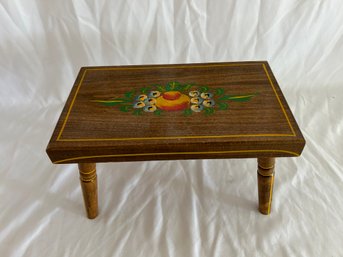 Wooden Step Stool 1973 BUILT AY J.S EBERSOL Intercourse, Pa.