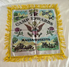 WWII US ARMY CAMP EDWARDS Massachusetts Pillow Case Sham