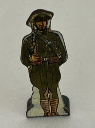 Marx Tin Metal Lithograph Toy Soldier Target Made In USA C1930s
