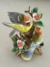 Vintage Tilso Japan Porcelain Bird Figures Hand Painted
