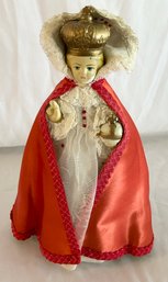 Vintage Infant Of Prague Jesus Chalkware Statue Dated 1959