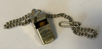 VINTAGE REGULATION U.S. ARMY BRASS WHISTLE #615