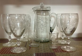 Princess House Heritage Pitcher Set