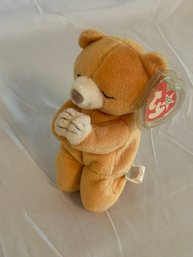 Praying 'hope' 1999 Ty Beanie Baby With Hologram And Tag