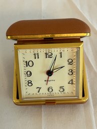 Vintage Equity Travel Alarm Clock