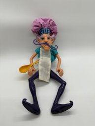 Purple Pie Man Figure