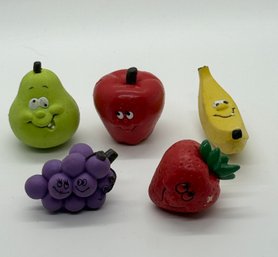 Vintage Miniature Anthropomorphic Fruits