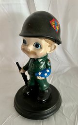Porcelain Pete By Atlantic Molds New Hampshire Military Police Figure