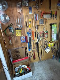 Left Side Wall Of Tools And Box With Wheels