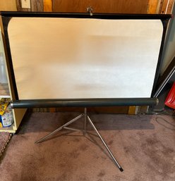 Vintage Portable Projection Screen