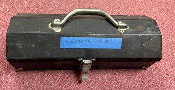Tool Box Chest With 'electrical Stuff'