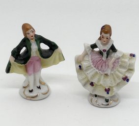 Miniature Porcelain Victorian Dancing Couple #741