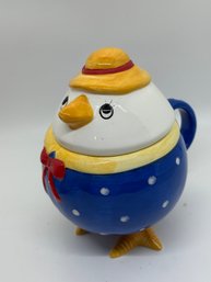 Vintage Ceramic Chick Shaped Mug With Lid #752