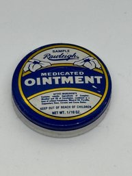 Rawleigh Medicated Ointment Sample Not For Use Decor Only #753
