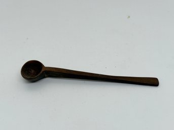 Antique Wooden Salt Spoon #766
