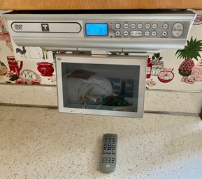 TruTech Space Saving Kitchen DVD Player