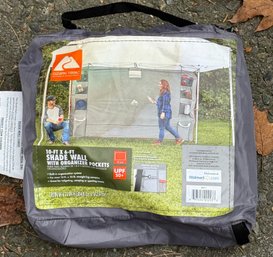 Ozark Trail  10x6' Shade Wall With Organizer Pockets