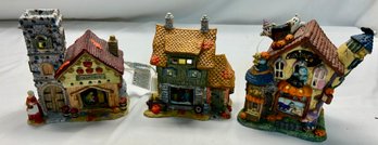 Haunted Halloween Village Houses