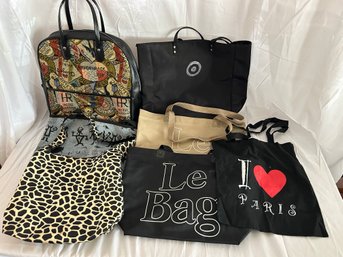 Tote Bags Embroidered Travel, Le Bag, Giraffe, I Love Paris And Other