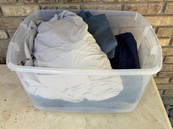 Bin Of Queen Size Sheet Sets