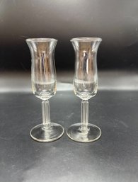 Art Deco Libbey Cordial Glasses Set Of 2