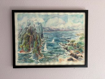 Original Watercolor Art By Lawrence Schneider