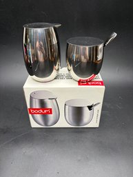 Bodum Sugar And Creamer Set In Original Box
