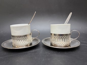 Silver Plated Espresso Cups