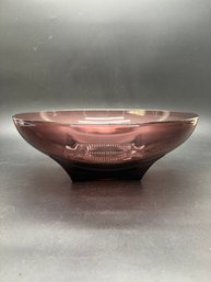 Hazel Atlas Moroccan Amethyst Colony Glass Serving Bowl