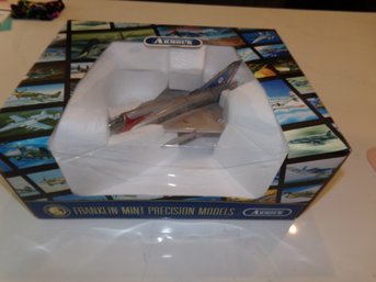 FRANKLIN MINT PRECISION MODELS ARMOUR COLLECTION MIRAGE IIIC-ARMEE DEL'AIR 1/48 SCALE. (NEW OLD STOCK)