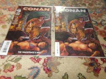 RARE #24 ADULT CONAN VERSION AND REGULAR CONAN VERSION COMICS. N/M