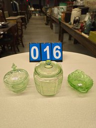 Lot Of Uranium Glass