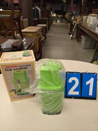 Vintage Ice Crusher, New In Box