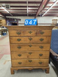 Early Period Highboy Top Converted To Tall Chest