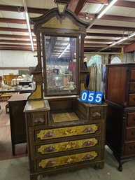 Victorian Drop Center Cottage Painted Dresser