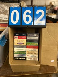 Box Of VHS Movies