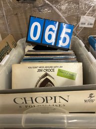 Box Full Of Record Albums