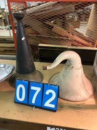 2 Old Victrola Horns