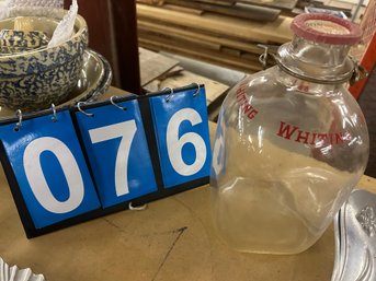 Milk Jug With Paper Lid