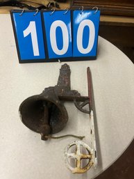 Cast Iron Hang Bell With Light House