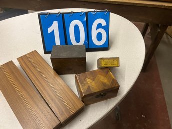Collection Of Wood Boxes