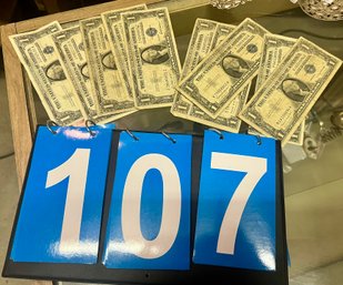Lot Of 10 Assorted $1 Silver Certificates Lot A