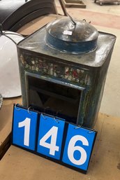 Country Store Tin Tea Box With Round Lid, 3 Of 3