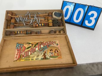 RBLISS CHILDS TABLE TOP CROQUET SET