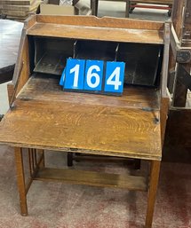 Antique Mission Arts And Craft Oak Fallfront Desk