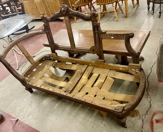 Renaissance Revival Eastlake Meridian Reclaimer In Need Of Upholstery