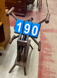 Antique Primitive Mechanical Yarn Winder With Counting Mechanism